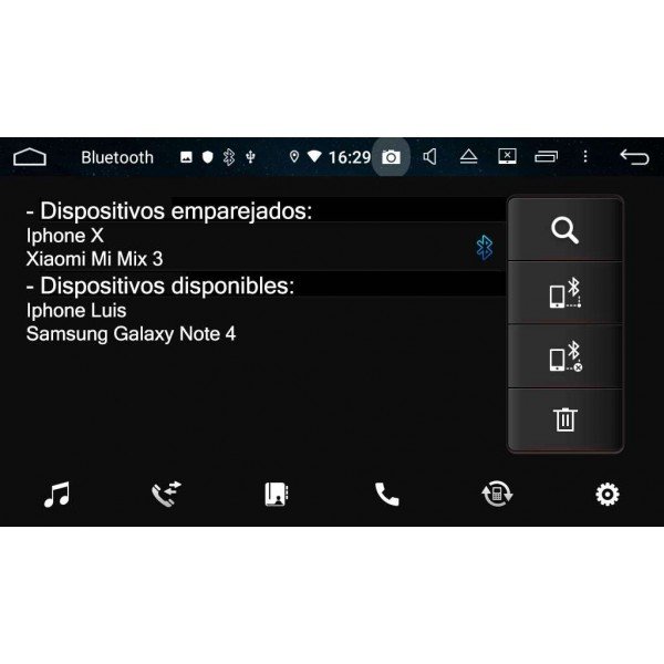 Radio GPS head unit Opel Vivaro X83 screen 9 Android TR3906
