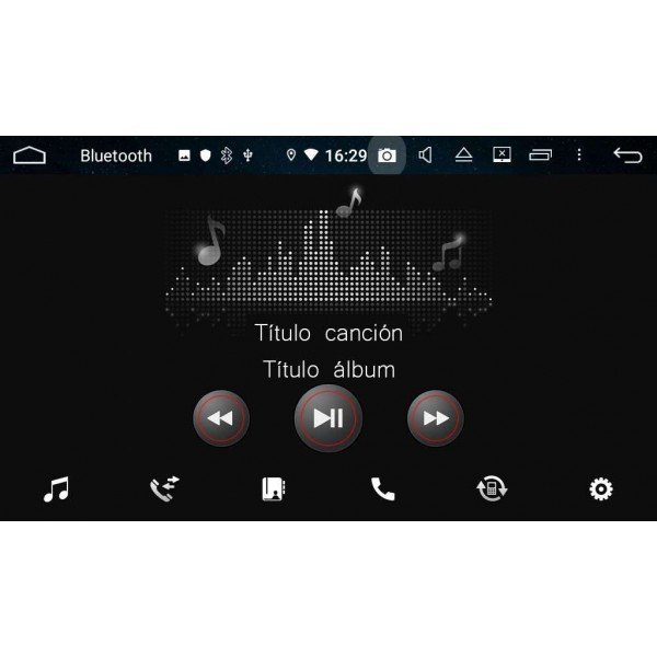 Radio GPS head unit Opel Vivaro X83 screen 9 Android TR3906