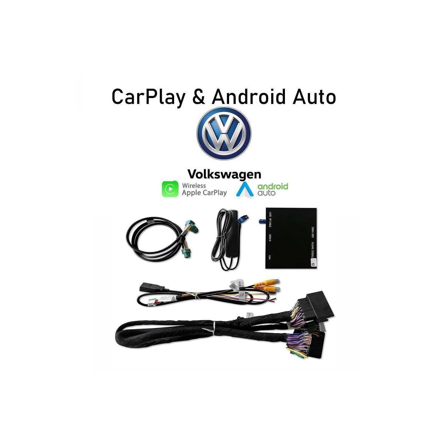 Interface Carplay & Android Auto Volkswagen Touareg RCD550 6,5 inch WIRELESS TR3907