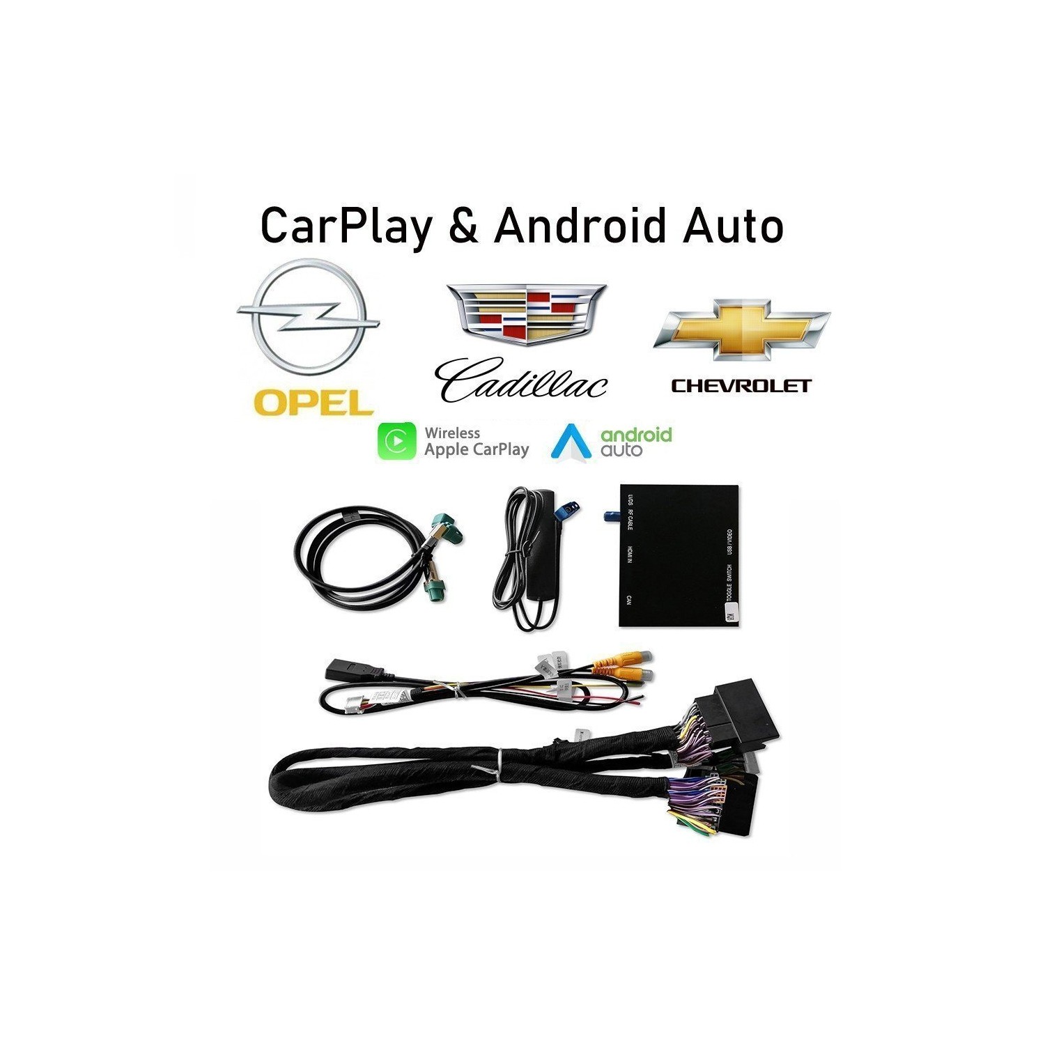 Módulo Carplay y Android Auto Opel, Cadillac, Chevrolet INALÁMBRICO TR3913