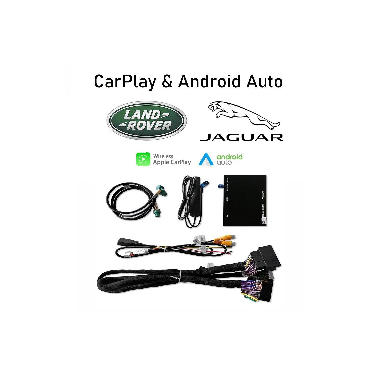 Interface Carplay & Android Auto Land Rover & Jaguar WIRELESS TR3915