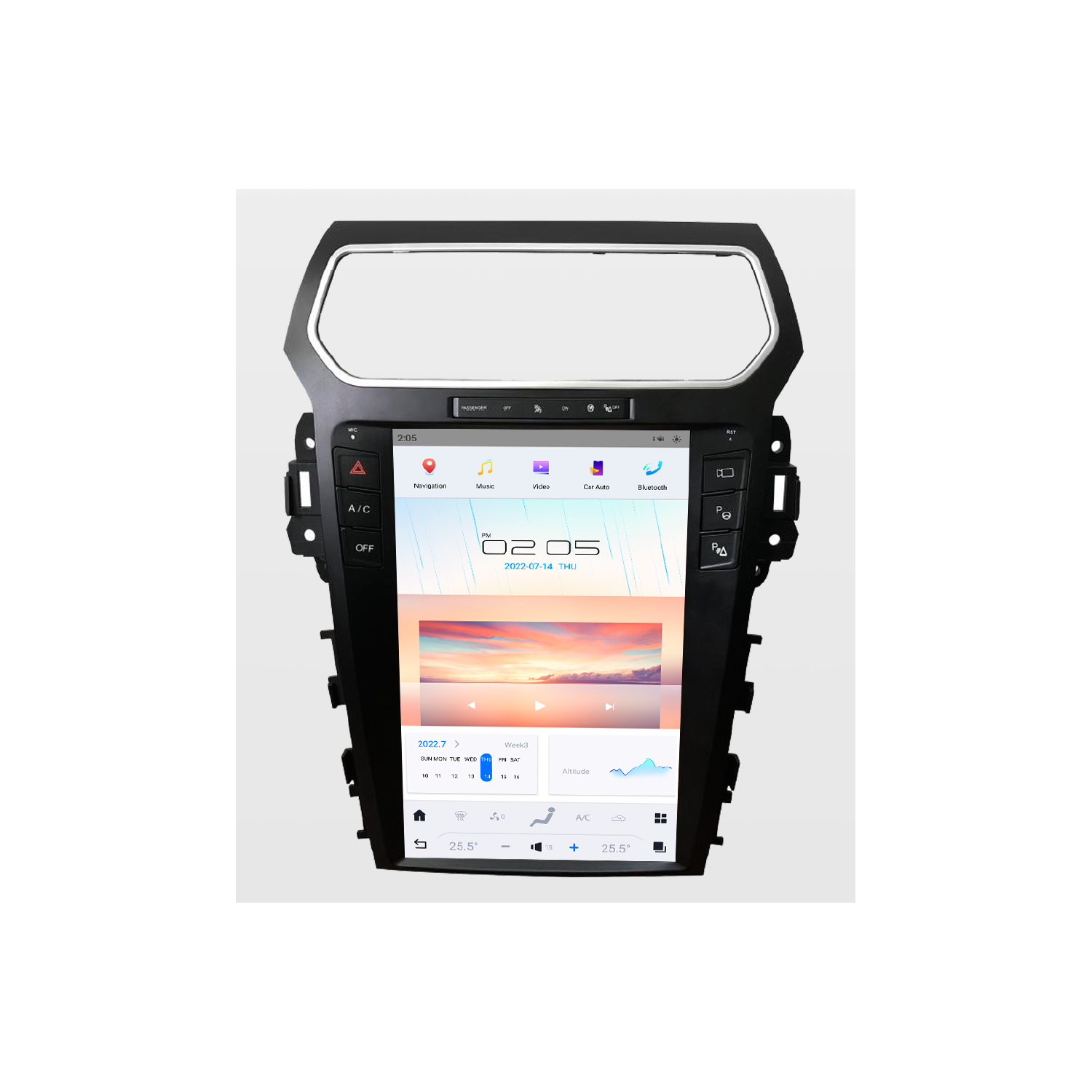 Radio navegador GPS tipo TESLA Ford Explorer ANDROID TR3234