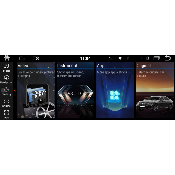 Navegador 10,25 GPS BMW Z4 E85 4G LTE ANDROID TR3220