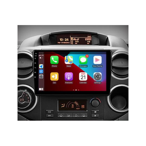 Navegador Citroen Berlingo & Peugeot Partner con GPS Android 12 TR3926