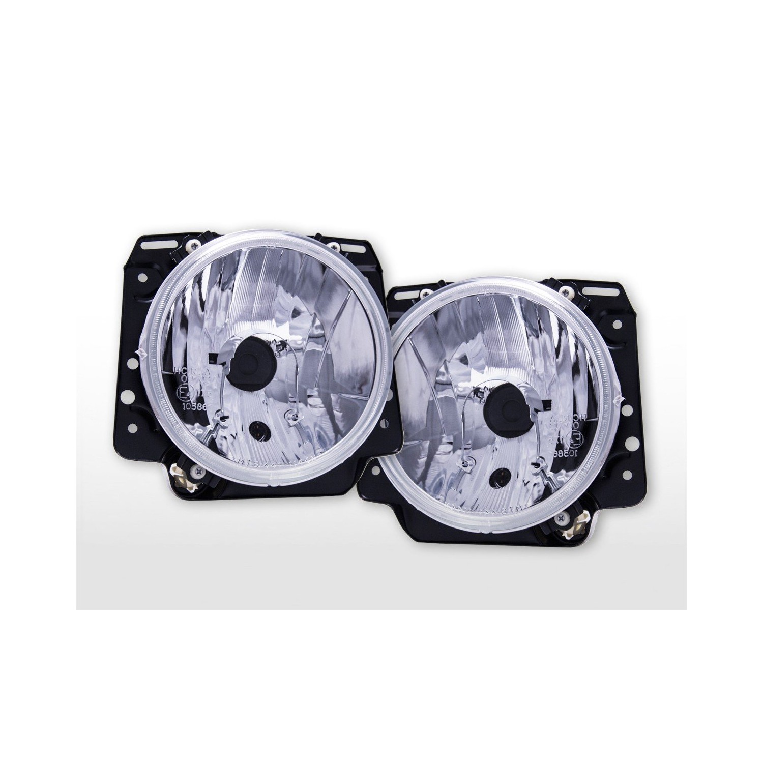 Headlight set VW Golf 2 Type 19 Bj 84 91 chrome