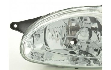 Spare parts headlight left Opel Corsa B 99 00