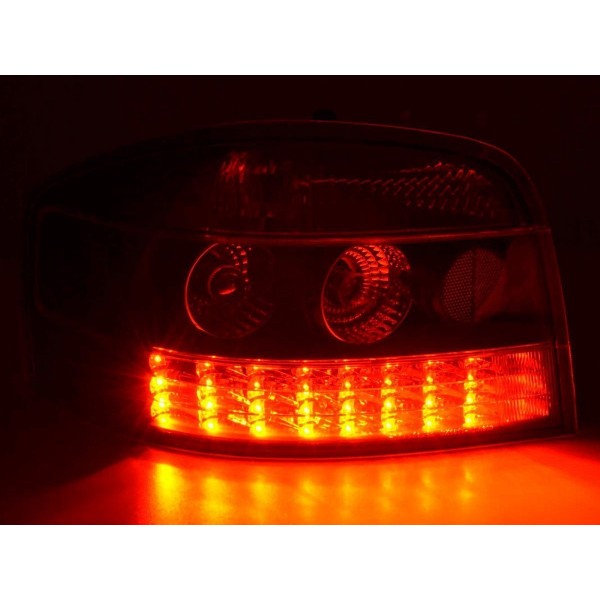 LED taillights set Audi A3 type 8P 03 05 black