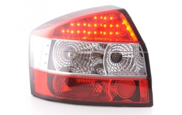 LED taillights set Audi A4 sedan type 8E 01 04 clear red