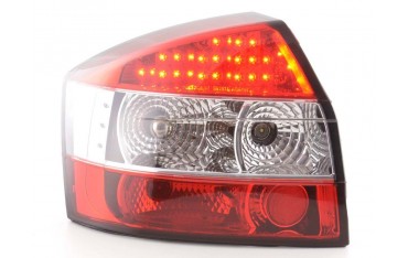LED taillights set Audi A4 sedan type 8E 01 04 clear red