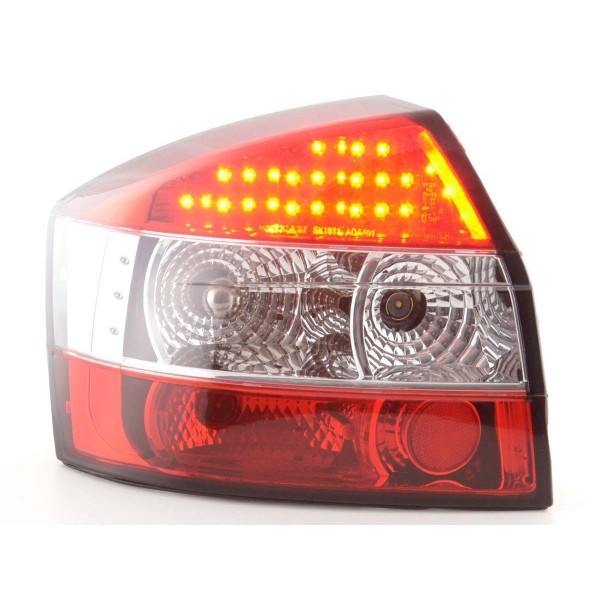 LED taillights set Audi A4 sedan type 8E 01 04 clear red