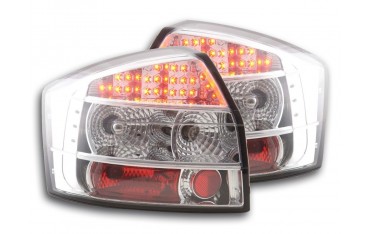 LED taillights set Audi A4 sedan type 8E 01 04 chrome