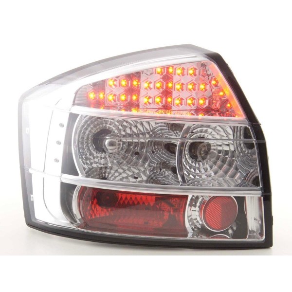 LED taillights set Audi A4 sedan type 8E 01 04 chrome