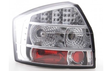 LED taillights set Audi A4 sedan type 8E 01 04 chrome