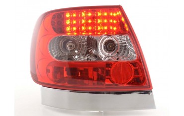 LED taillights set Audi A4 sedan type B5 95 00 clear red S4 TDI