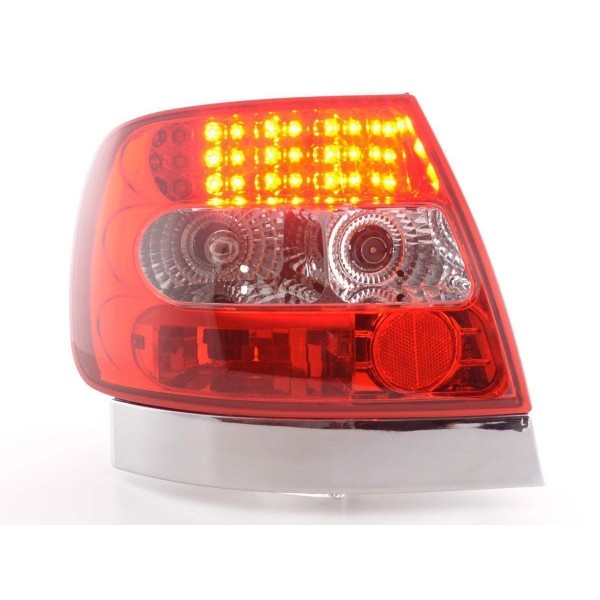 LED taillights set Audi A4 sedan type B5 95 00 clear red S4 TDI