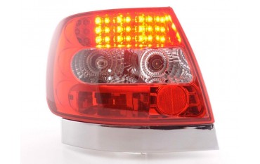 LED taillights set Audi A4 sedan type B5 95 00 clear red S4 TDI