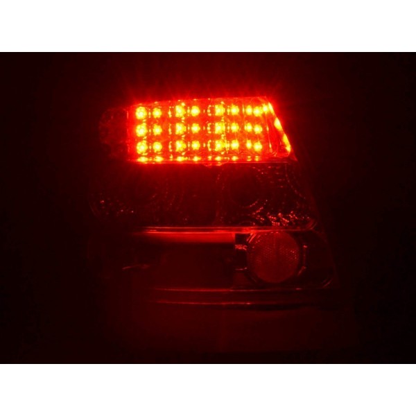 LED taillights set Audi A4 sedan type B5 95 00 clear red S4 TDI