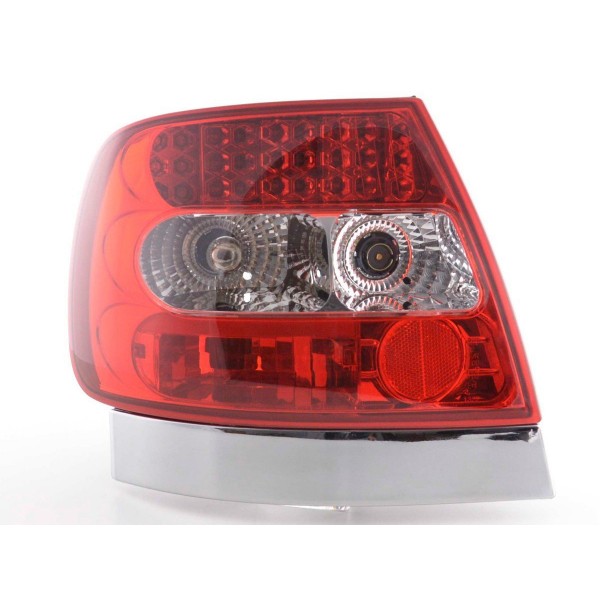LED taillights set Audi A4 sedan type B5 95 00 clear red S4 TDI