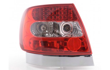 LED taillights set Audi A4 sedan type B5 95 00 clear red S4 TDI