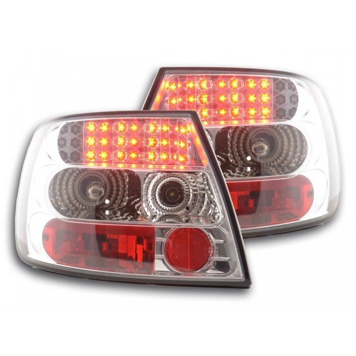 LED taillights set Audi A4 sedan type B5 95 00 chrome S4 TDI