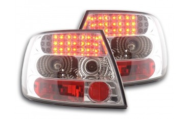 LED taillights set Audi A4 sedan type B5 95 00 chrome S4 TDI