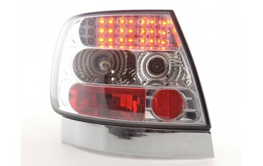 LED taillights set Audi A4 sedan type B5 95 00 chrome S4 TDI