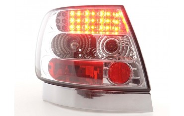 LED taillights set Audi A4 sedan type B5 95 00 chrome S4 TDI