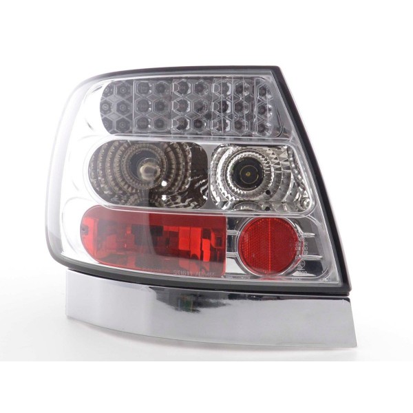 LED taillights set Audi A4 sedan type B5 95 00 chrome S4 TDI