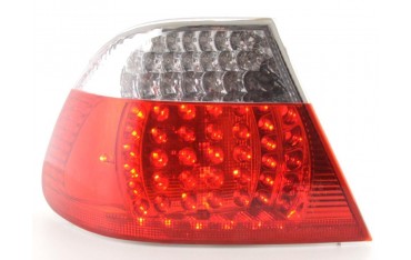 Led taillights BMW 3 Series Coupe type E46 99 02 clear red