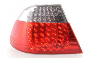 Led taillights BMW 3 Series Coupe type E46 99 02 clear red