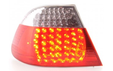 Led taillights BMW 3 Series Coupe type E46 99 02 clear red