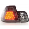 LED taillights set BMW 3 series sedan type E46 01 05 black