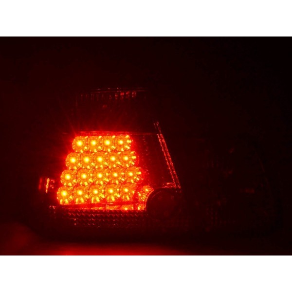 LED taillights set BMW 3 series sedan type E46 01 05 black