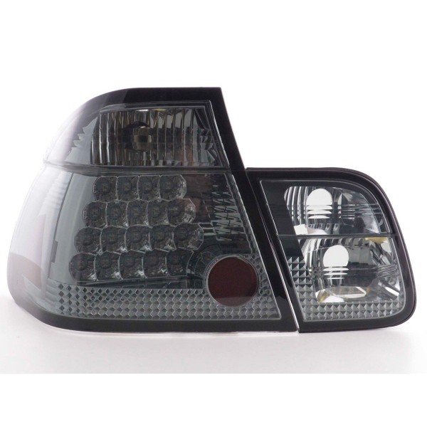 LED taillights set BMW 3 series sedan type E46 01 05 black