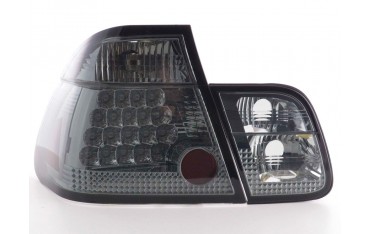 LED taillights set BMW 3 series sedan type E46 01 05 black