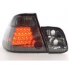 LED taillights set BMW 3 series sedan type E46 98 01 black