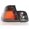 LED taillights set BMW 3 series sedan type E46 98 01 black