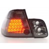 LED taillights set BMW 3 series sedan type E46 98 01 black