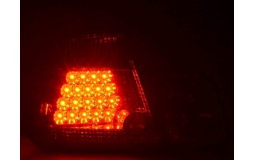 LED taillights set BMW 3 series sedan type E46 98 01 black