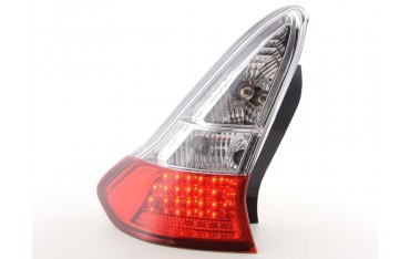 LED taillights set Citroen C4 3 door Type L 04 clear red