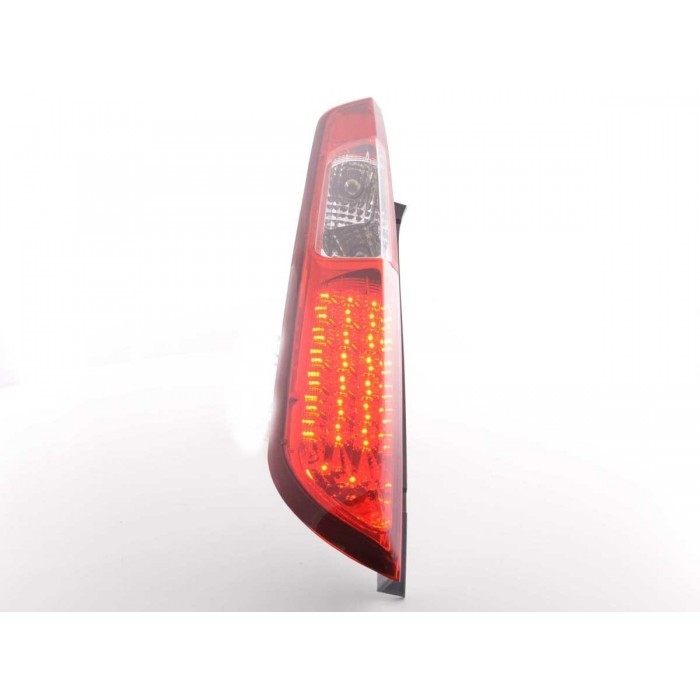 LED taillights set Ford Focus 2 5 door 04 07 clear red