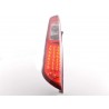 LED taillights set Ford Focus 2 5 door 04 07 clear red