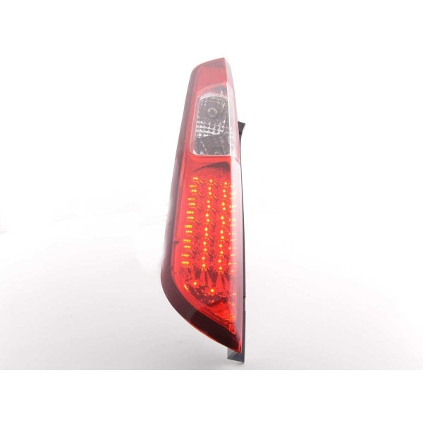 LED taillights set Ford Focus 2 5 door 04 07 clear red