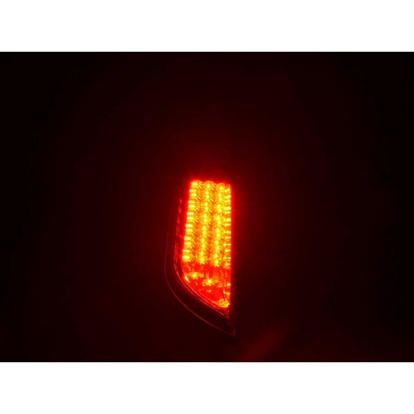 LED taillights set Ford Focus 2 5 door 04 07 clear red
