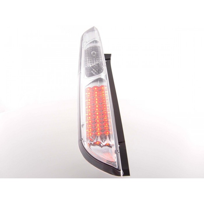 LED taillights set Ford Focus 2 5 door 04 07 chrome