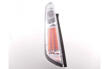 LED taillights set Ford Focus 2 5 door 04 07 chrome