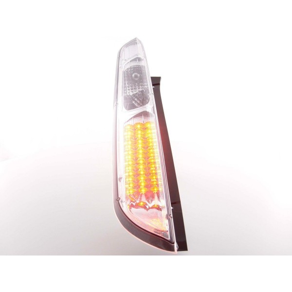 LED taillights set Ford Focus 2 5 door 04 07 chrome