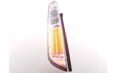 LED taillights set Ford Focus 2 5 door 04 07 chrome