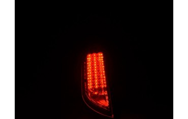 LED taillights set Ford Focus 2 5 door 04 07 chrome