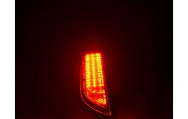 LED taillights set Ford Focus 2 5 door 04 07 chrome